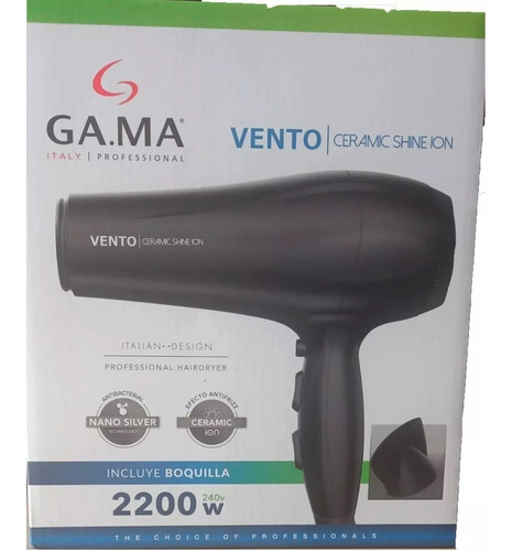 Imagen 3 de 10 de Secador De Pelo Bellissima Potente Motor Boquilla - Garantia - Cabello Brillo Y Sano - Accesorios - Garantia Oficial