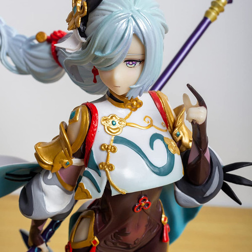 Figura Genshin Shenhe 1/7 29cm Anime Liyue Pvc Juguete