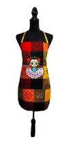 Comprar Mandil Delantal Frida Kahlo Tela Prehispánico 100% Artesanal