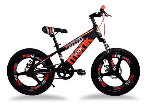 Bicicleta Rodada 20 Para Ni o Monk Bitten Color Rojo MercadoLibre