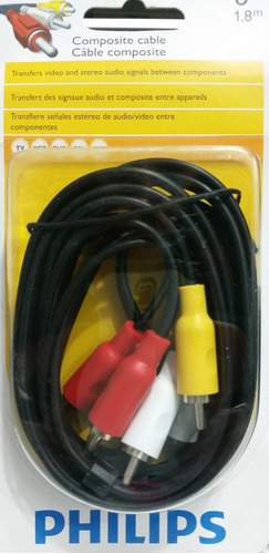 Cable Rca Philips Video Y Audio Original