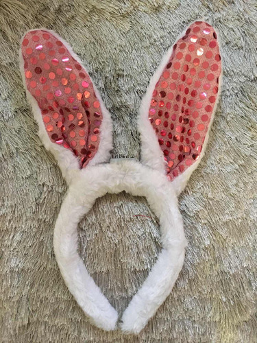 Cintillo Orejitas De Conejo Disfraz