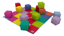Comprar Set De Psicomotricidad Tateti De Cubos 1 Tatami + 12 Cubos 