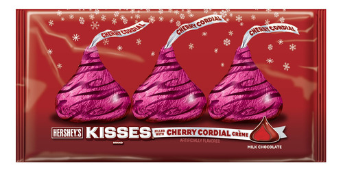 Kisses Holiday Chocolate Con Leche Relleno Con Crema Cordial