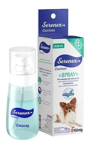 Serenex Cães Spray 70 Ml Konig - Acalma E Tranquiliza