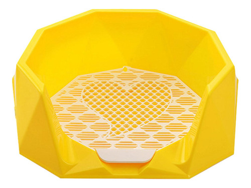 Almohadilla Para Ir Al Baño Para Perros, Soporte Amarillo