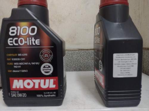 Aceite Motul Sintético 5w30 Al Mejor Precio Del Mercado 