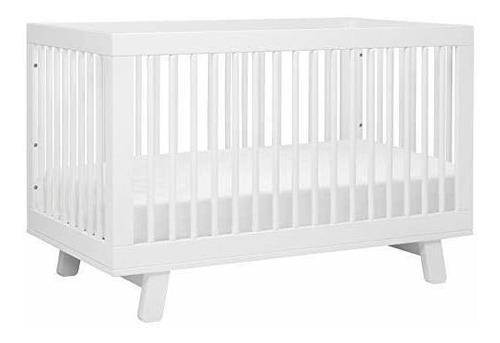 Cuna Convertible Babyletto Hudson En Blanco