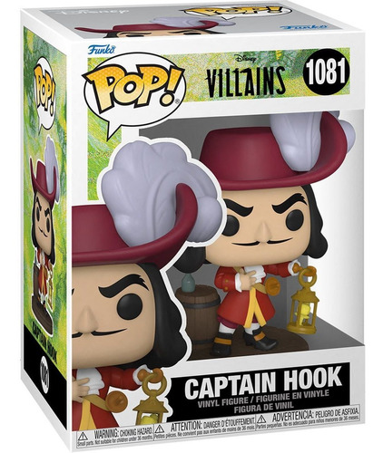 Figura Colección  Captain Hook Pop Disney Villains
