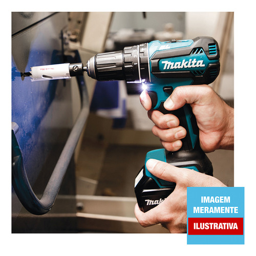 Kit Parafusadeira E Chave Impacto 2 Bat 18v Bivolt Makita Nf