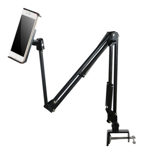 Soporte Sujetador Brazo Metálico Flexible Celular Tablet 