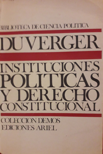 Instituciones Políticas Y Derecho Constitucional