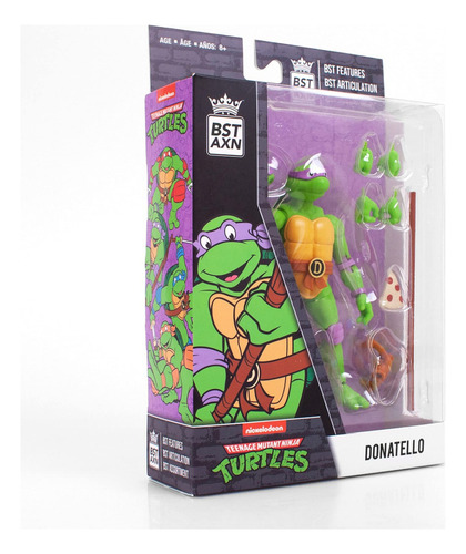 Loyal Subjects Bst Axn Tmnt Donatello 5in Figura De Acción