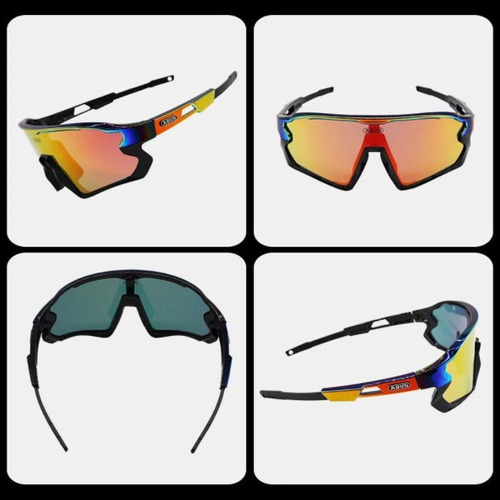 Gafas de ciclismo Abus Ftk 904 y 4 lentes para deportes de montaña