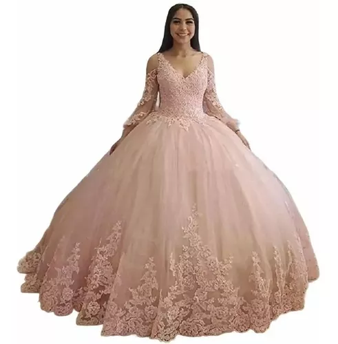 encender un fuego Nuevo significado Unirse Vestido De Quinceanera Rosa Palo | MercadoLibre 📦