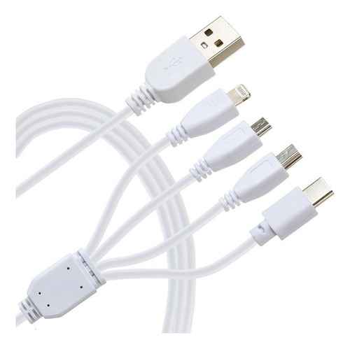 Kit Cargador De Auto Y Pared Cable Multicargador 4 Salidas (Usado)