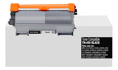 Toner Generico Tn450 Para Hl-2130/hl-2132/hl-2240/mfc-7360n