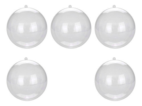 Adornos De Bolas Transparentes, Caja De Regalo Para 8cm
