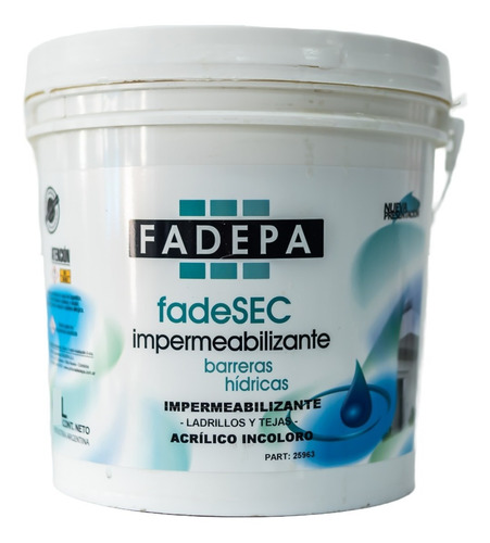 Pintura  Impermeabilizante Ladrillos Y Tejas Int/ext 4lt