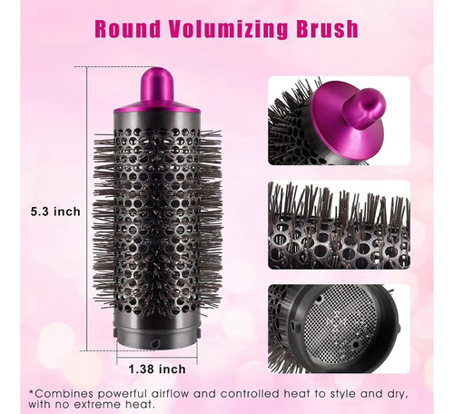 Accesorios Para Dar Volumen A Hair Curling Barrel Con Adapto