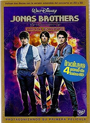 Jonas Brothers Blu Ray 3d + Dvd Original Nueva Sellada