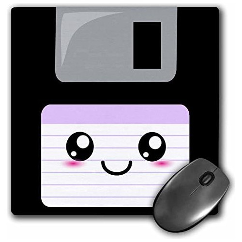 Kawaii Cute Floppy Disk Retro Computers Mouse Pad, 8 By...