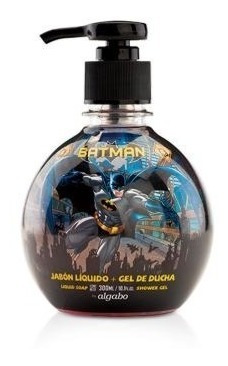 Jabón Liquido Batman - Superman  - 300ml - Algabo