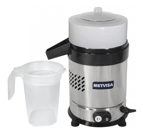 Espremedor Suco Laranja Limão Industrial Metvisa Inox 220v Cor Prateado/Preto Frequência 60 Hz