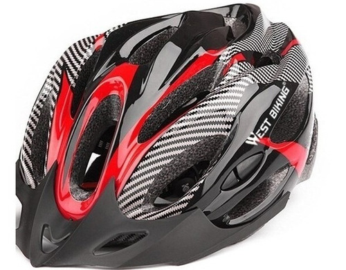 Capacete Ciclismo Adulto Vermelho West Biking