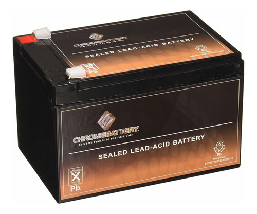 Batería Cromada 12v 12ah Leadacidbattery