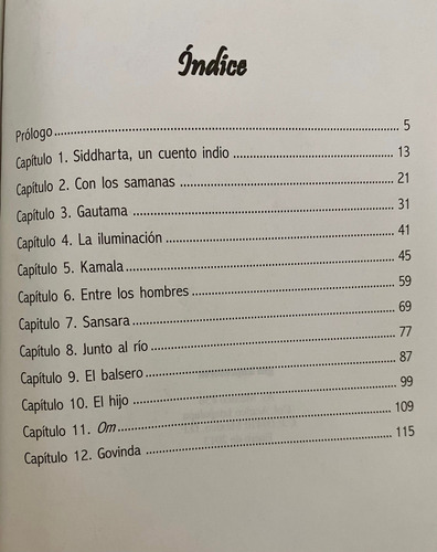 Libro Siddhartha