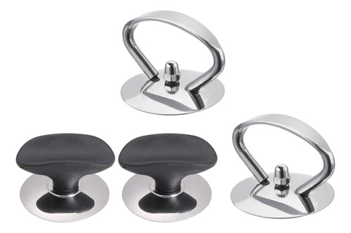 Accesorios Para Tapa De Sartén, Tapa Y Mango, 4 Unidades