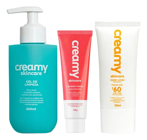 KIT DE SKINCARE DA CREAMY ANTIOLEOSIDADE