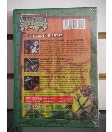 Las Tortugas Ninja Tortugas En El Espacio Volumen 1 Dvd