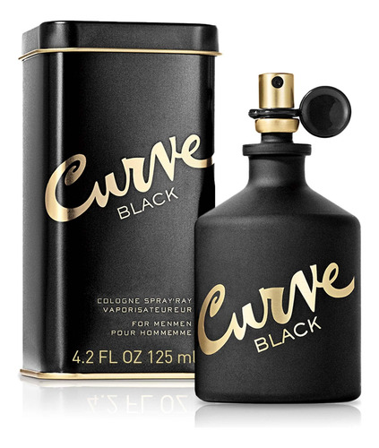 Colonia En Aerosol Perfume Curve Black, 125 Ml, Para Hombre