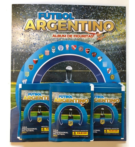 Figuritas Futbol Argentino 2021-album+ 60 Sobres.panini. Fyj