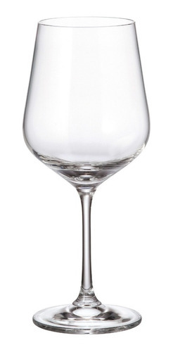 Imagen 1 de 1 de Copón Vino Cristal Bohemia Cristallitte Strix 580ml Set X6