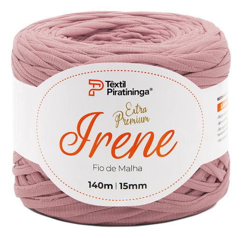 Fio De Malha Irene Extra Premium Têxtil Piratininga 140mts Cor Rosê