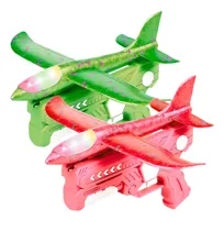 Comprar Kit Avião Planador Isopor Luz Colorido Flexível Voa Lançador