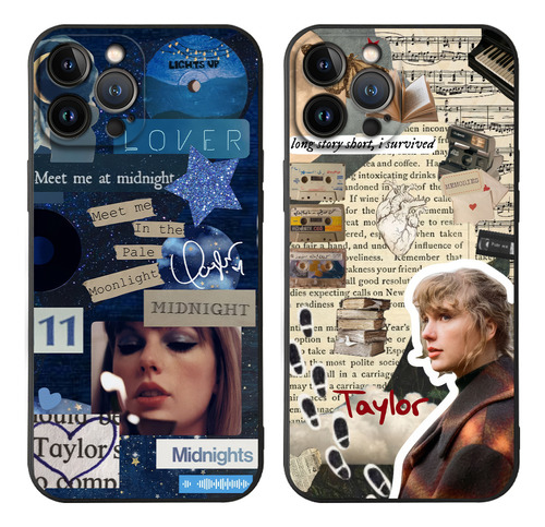 2pcs Lover Folklore Taylor Swift Funda Para iPhone Ts012