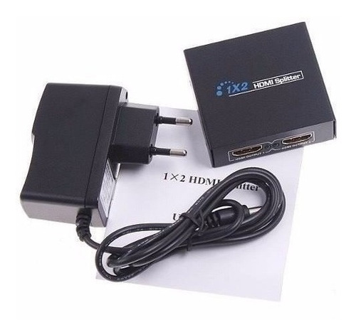 Splitter Divisor Hdmi Hdcp 1 Entrada 2 Saídas Full Hd 1x2 3d
