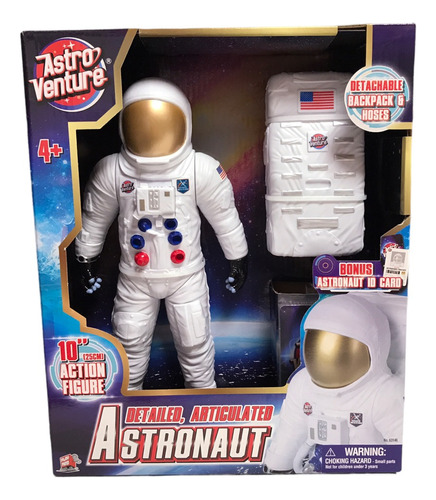 Muñeco Astronauta Articulado Wabro 28cm Con Accesorios