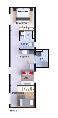 Imagem 5 de 12 de Apartamento Com 2 Dormitórios À Venda, 33 M² Por R$ 199.000,00 - Vila Matilde - São Paulo/sp - Ap6323