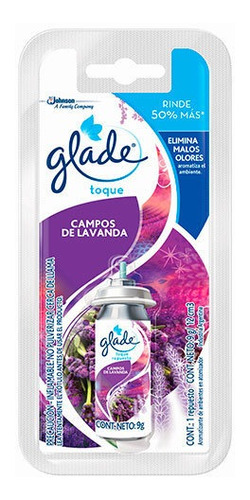 Glade Toque Lavanda Repuesto 1 Repuesto De 12 Ml