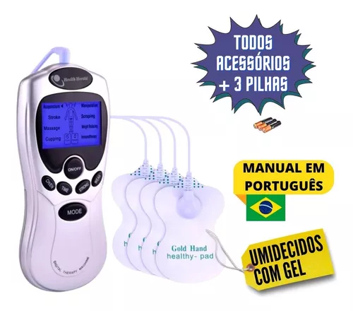 Electroestimulador muscular eléctrico EMS, máquina de fisioterapia, terapia  de pulso electrónica, 25 modos