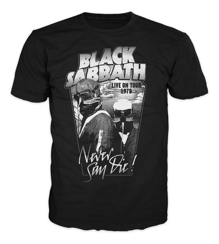 Camisetas Rock Black Sabbath Heavy Metal Adultos Y Niños 