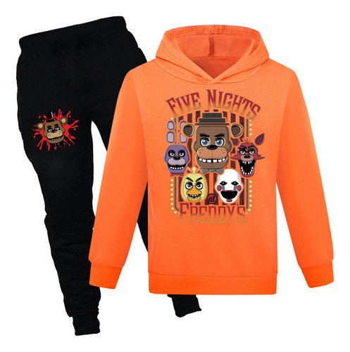 Color Naranja Sudadera Infantil Pants Five Nights At Freddys