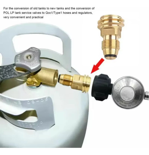 Convertidor Adaptador De Tanque De Propano Para Acampar