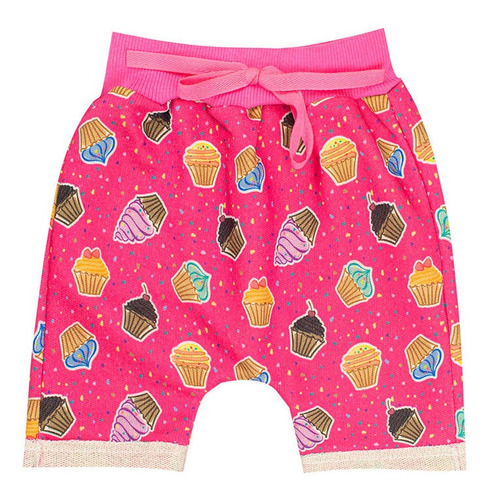 Bermudas Shorts Infantil Feminina Roupas Infantil Verão