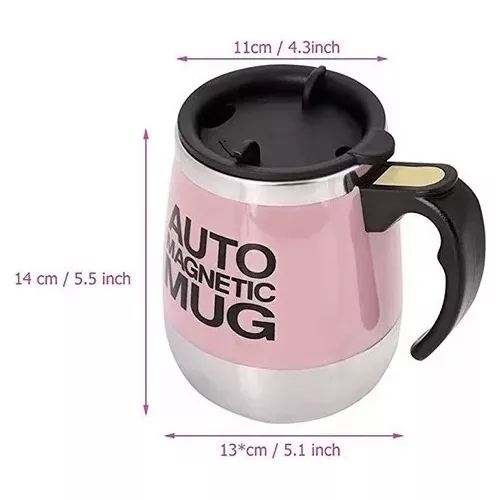 Taza Batidora Automática Térmica Acero Inoxidable - Importadora Cuevas